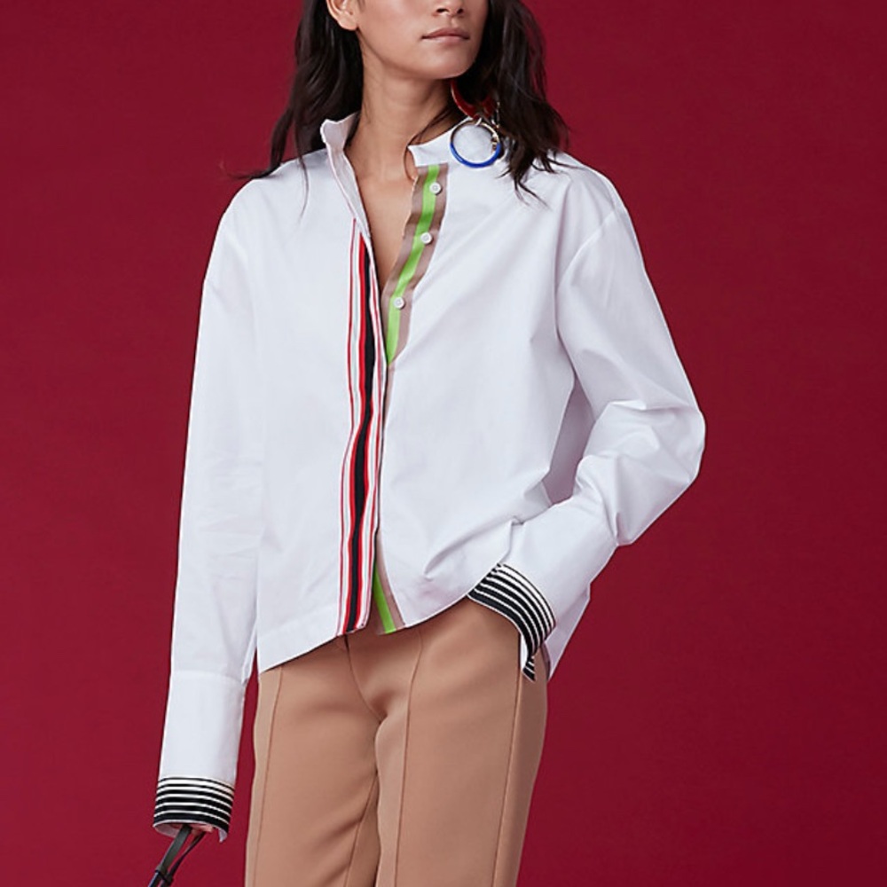Diane vonFurstenburg ribbon oxford. Size L